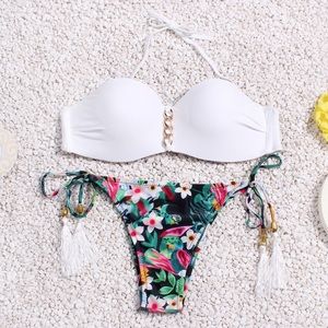 New floral two piece bikini!!